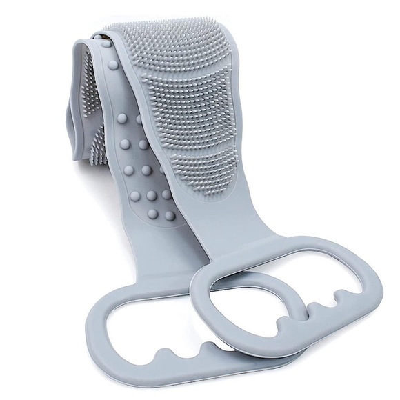 Back Scrubber Silicone Bath Massager Back Shower Exfoliator - Picture 1 of 8